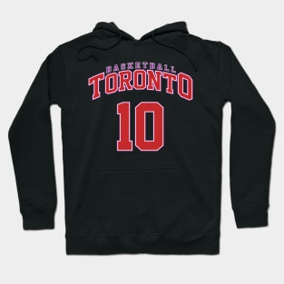 Toronto Basketball - Player Number 10 Hoodie